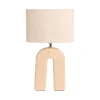 Outlet Lampe à poser OSIRIS coloris beige rosé 44 x 26 cm - 4MURS Lampes À Poser