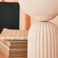 Fashion Lampe à poser PENELOPE coloris blanc 26,5 x 15 cm - 4MURS Lampes À Poser
