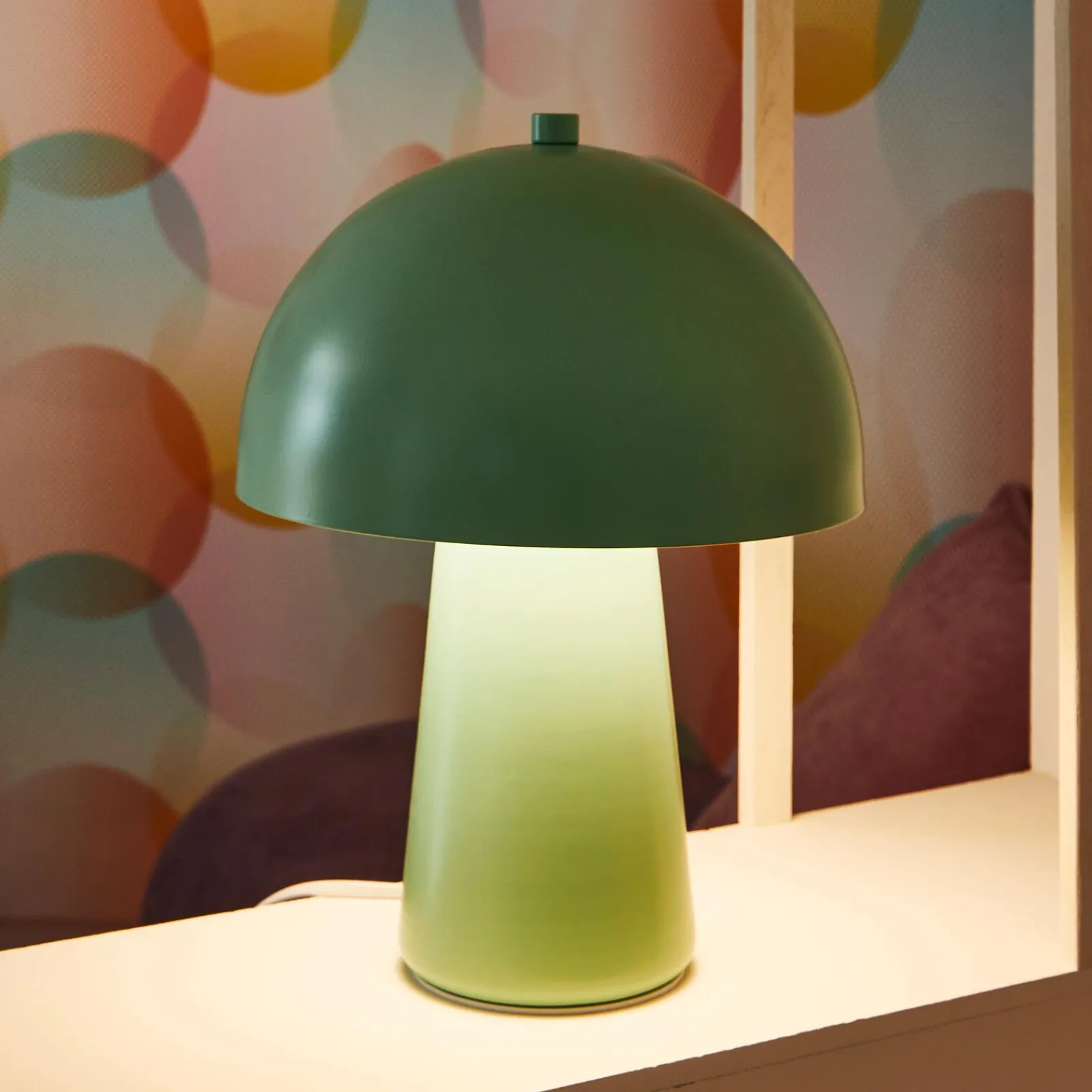 New Lampe à poser SILO coloris vert pastel 29,5 x 21 cm - 4MURS Lampes À Poser