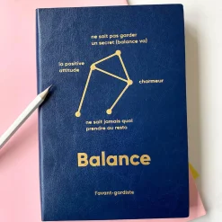 Discount Carnet ASTRO BALANCE coloris bleu - 4MURS Papeterie Et Livres