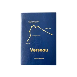 Clearance Carnet ASTRO VERSEAU coloris bleu - 4MURS Papeterie Et Livres