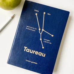 Discount Carnet ASTRO TAUREAU coloris bleu - 4MURS Papeterie Et Livres