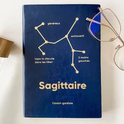 Fashion Carnet ASTRO SAGITTAIRE coloris bleu - 4MURS Papeterie Et Livres