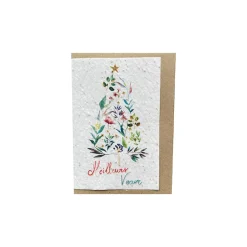 Outlet Carte MEILLEURS VOEUX coloris blanc - 4MURS Papeterie Et Livres