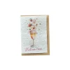 Fashion Carte MEILLEURS VOEUX coloris blanc - 4MURS Papeterie Et Livres