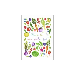 New Carte POTAGER coloris multicolore - 4MURS Papeterie Et Livres