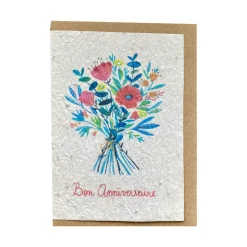 Outlet Carte ANNIVERSAIRE BOUQUET multicolore - 4MURS Papeterie Et Livres