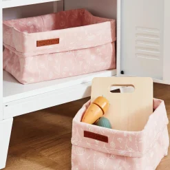 Discount Panier WILD FLOWERS PINK L coloris rose clair - 4MURS Enfant Déco Enfant|Objets Déco