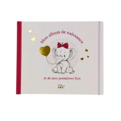 Discount Livre enfant ALBUM DE NAISSANCE ELEPHANT blanc - 4MURS Papeterie Et Livres
