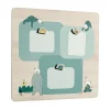 Discount Pêle-mêle WILD BEAR 40 x 40 cm - 4MURS Enfant Déco Enfant|Déco Murale Enfant
