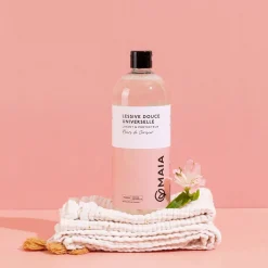 Best Lessive DOUCE UNIVERSELLE FLEUR DE CERISIER corail - 4MURS Lessive Et Soin Du Linge|Linge De Maison