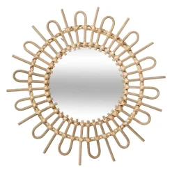 Discount Miroir en rotin SOLIS - 4MURS Enfant Déco Murale Enfant|Miroirs