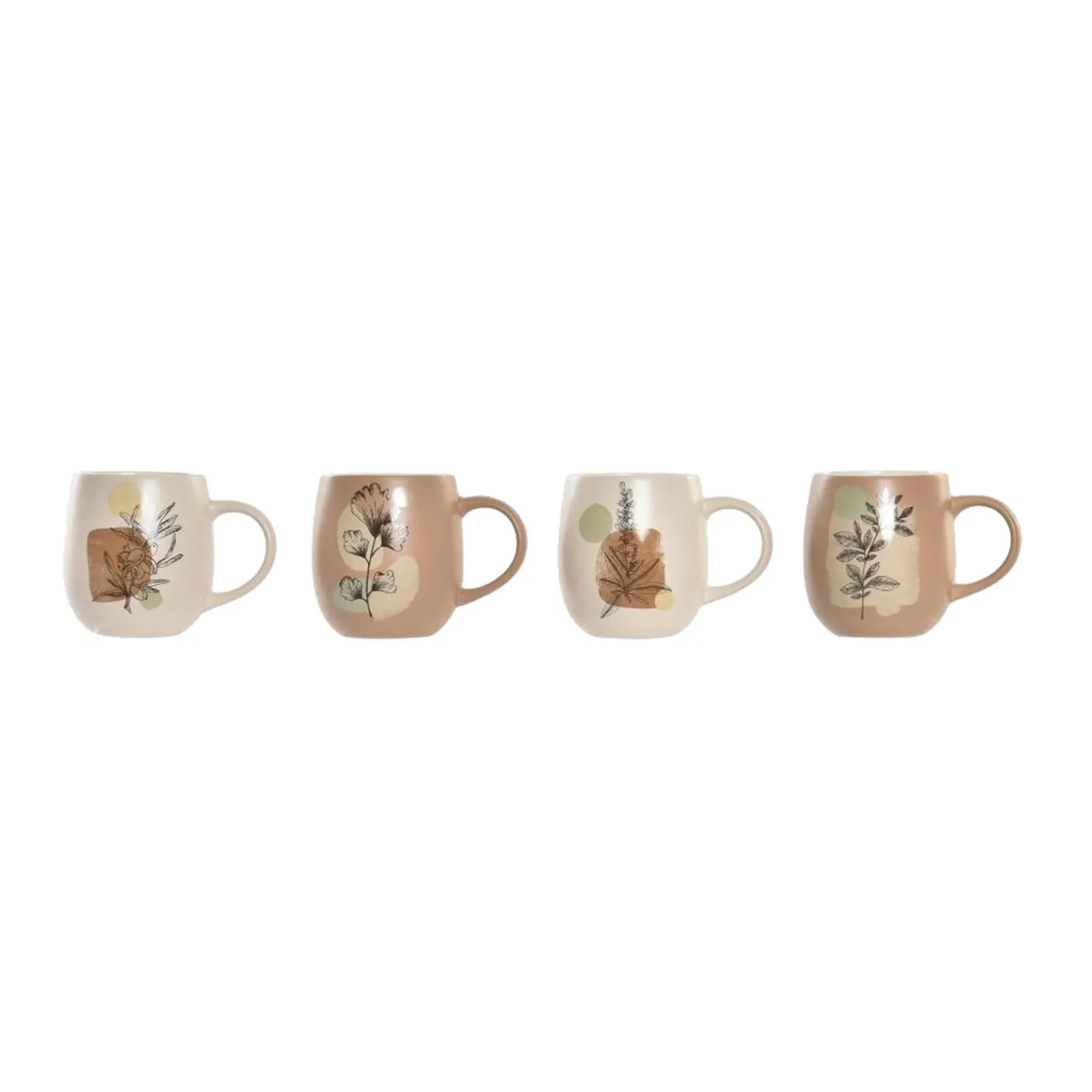 Outlet Mug BOTANIQUE coloris multicolore diamètre 8,5 cm - 4MURS Arts De La Table
