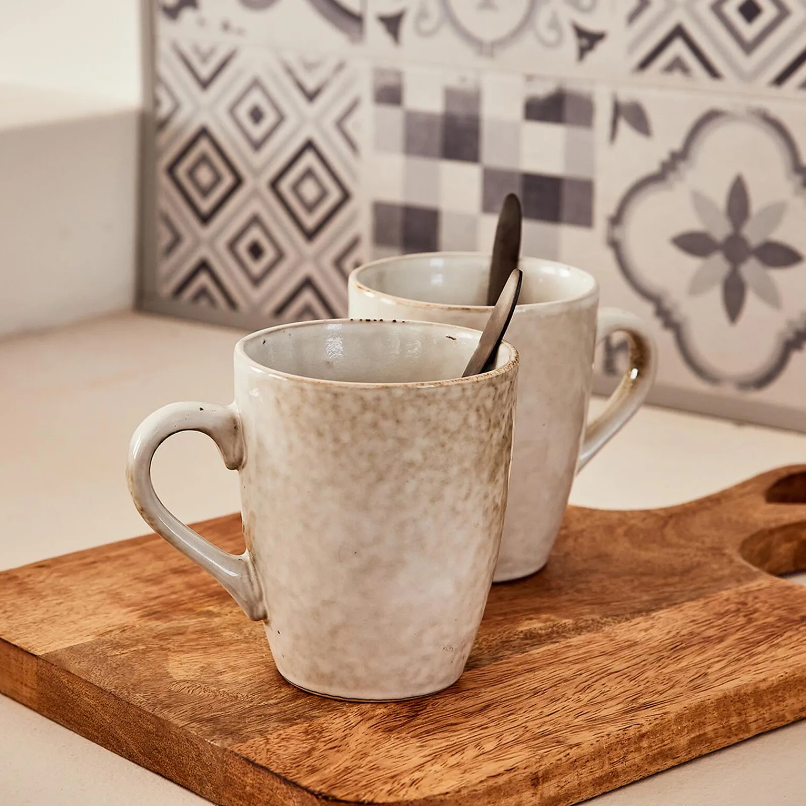 Hot Mug HEDDA coloris blanc - 4MURS Arts De La Table