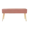 Discount Banc OLLY coloris rose - Bancs Et Banquettes