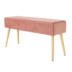 Discount Banc OLLY coloris rose - Bancs Et Banquettes
