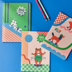 Outlet Carnet DOG CLUB coloris vert - Papeterie Et Livres