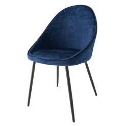 New Chaise ADALINE coloris bleu - Chaises Et Tabourets
