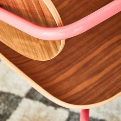 New Chaise COLETTE coloris corail - Chaises Et Tabourets
