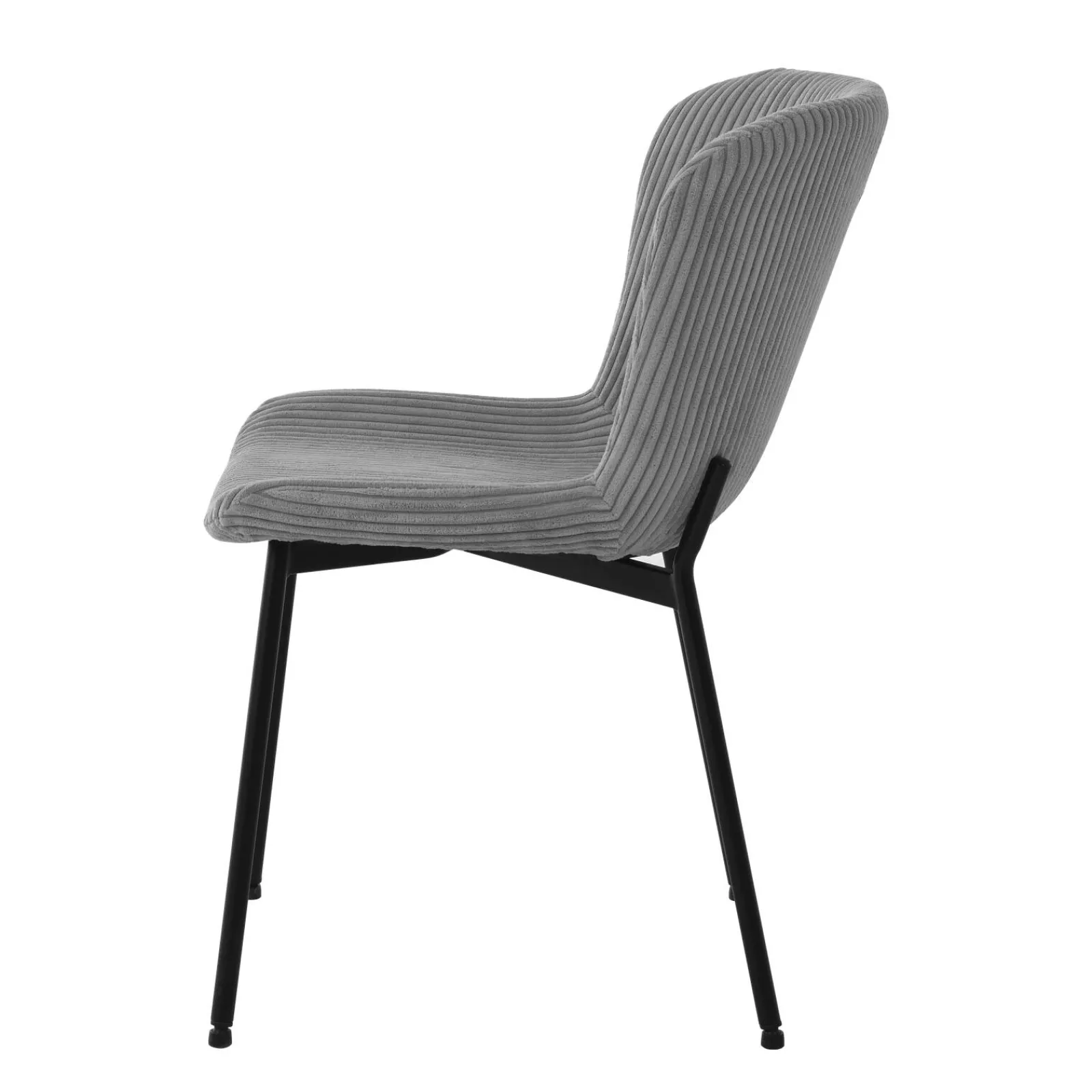 Discount Chaise HANNAH coloris gris - Chaises Et Tabourets