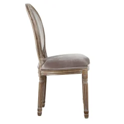 New Chaise MELODIE coloris marron glacé - Chaises Et Tabourets