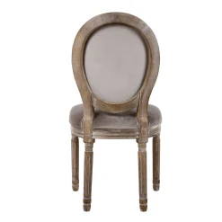 New Chaise MELODIE coloris marron glacé - Chaises Et Tabourets