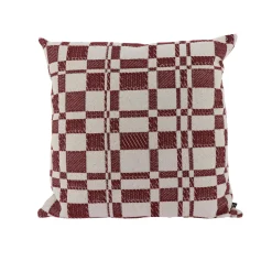 Best Coussin COOPER coloris rouge 44 x 44 cm - Coussins