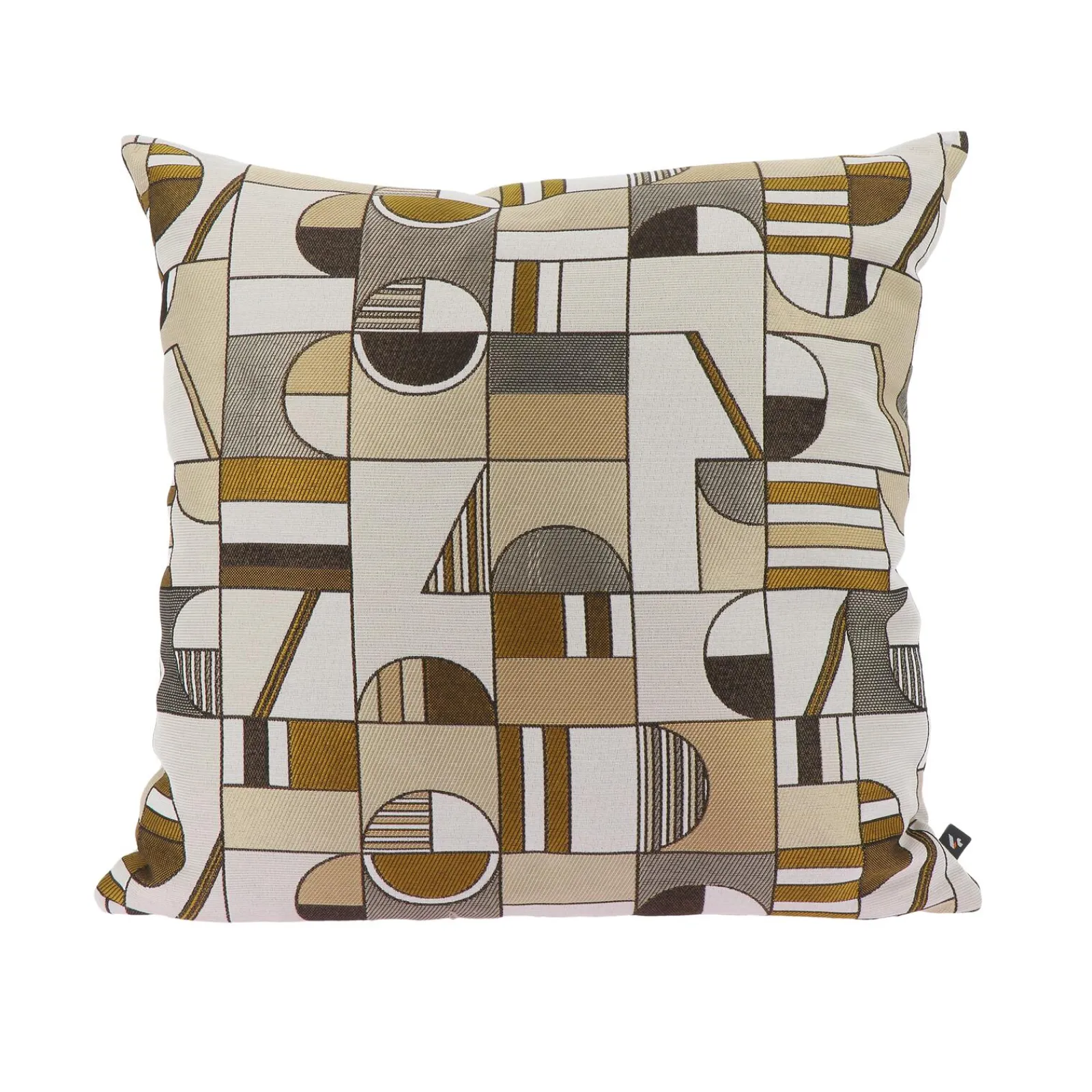 Fashion Coussin CORUS coloris jaune 44 x 44 cm - Coussins