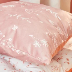 Discount Coussin DOUCE coloris rose poudré 40 x 40 cm - Enfant Textile De Maison Enfant|Coussins