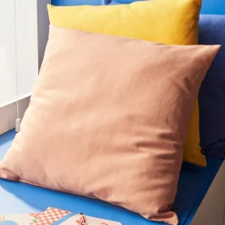 Outlet Coussin FIUME coloris corail 44 x 44 cm - Coussins