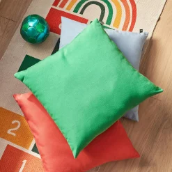 Sale Coussin FIUME coloris vert gazon 44 x 44 cm - Coussins