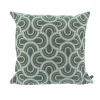 Hot Coussin LIMOGES coloris vert sapin 45 x 45 cm - Coussins