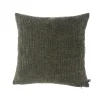 Discount Coussin MEANDOR coloris vert kaki 44 x 44 cm - Coussins