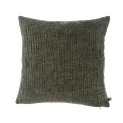 Discount Coussin MEANDOR coloris vert kaki 44 x 44 cm - Coussins