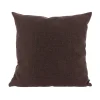 New Coussin MEDEA coloris Brun terre 44 x 44 cm - Coussins