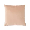 Fashion Coussin TASOS coloris rose orangé 45 x 45 cm - Coussins