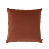 Outlet Coussin TASOS coloris brique 45 x 45 cm - Coussins