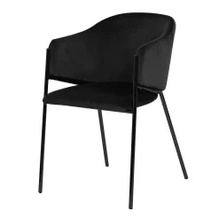 Outlet Fauteuil CYRUS coloris noir - Fauteuils