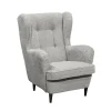 Fashion Fauteuil OSKAR coloris silver - Fauteuils