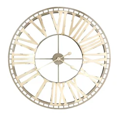 New Horloge en métal NIMES coloris beige - Horloges