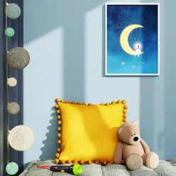 Hot Image encadrée ELIE 30 x 40 cm - Enfant Déco Murale Enfant|Tableaux Et Affiches