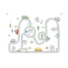 Discount Kakémono déco MON CIRCUIT coloris multicolore - Enfant Déco Murale Enfant|Objets Muraux