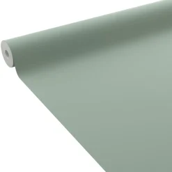 New Papier peint intissé OPAL coloris vert de gris - Papiers Peints