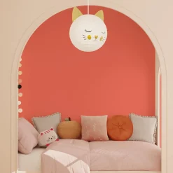 Fashion Papier peint intissé OPAL coloris corail - Papiers Peints