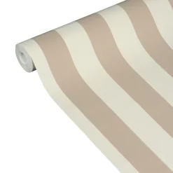 Online Papier peint intissé OPAL STRIPE coloris beige nude - Papiers Peints