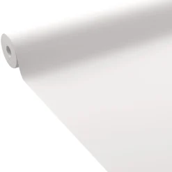 Online Papier peint intissé OPAL coloris blanc coton - Papiers Peints