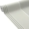 New Papier peint intissé FLORENTINE BAYADÈRE Beige taupe - Papiers Peints