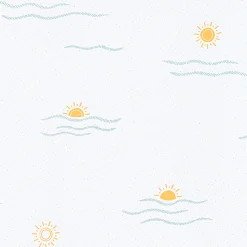Fashion Papier peint intissé SOLEA coloris blanc - Enfant Papiers Peints Enfant|Papiers Peints