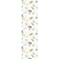 New Papier peint intissé DINO WORLD coloris Bleu et Vert - Enfant Papiers Peints Enfant|Papiers Peints
