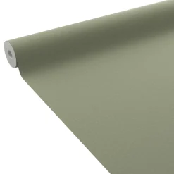 Fashion Papier peint intissé FLORENTINE coloris vert sauge - Papiers Peints